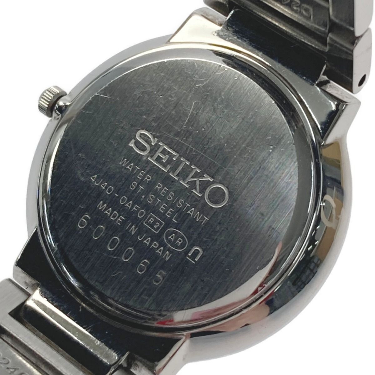 ☆☆SEIKO セイコー エクセリーヌ 4J40-0AF0 シェル文字盤 クォーツ レディース 腕時計 Exceline