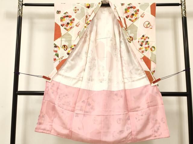 平和屋着物[]アンティーク 大正ロマン 七五三 女の子 7歳 祝着