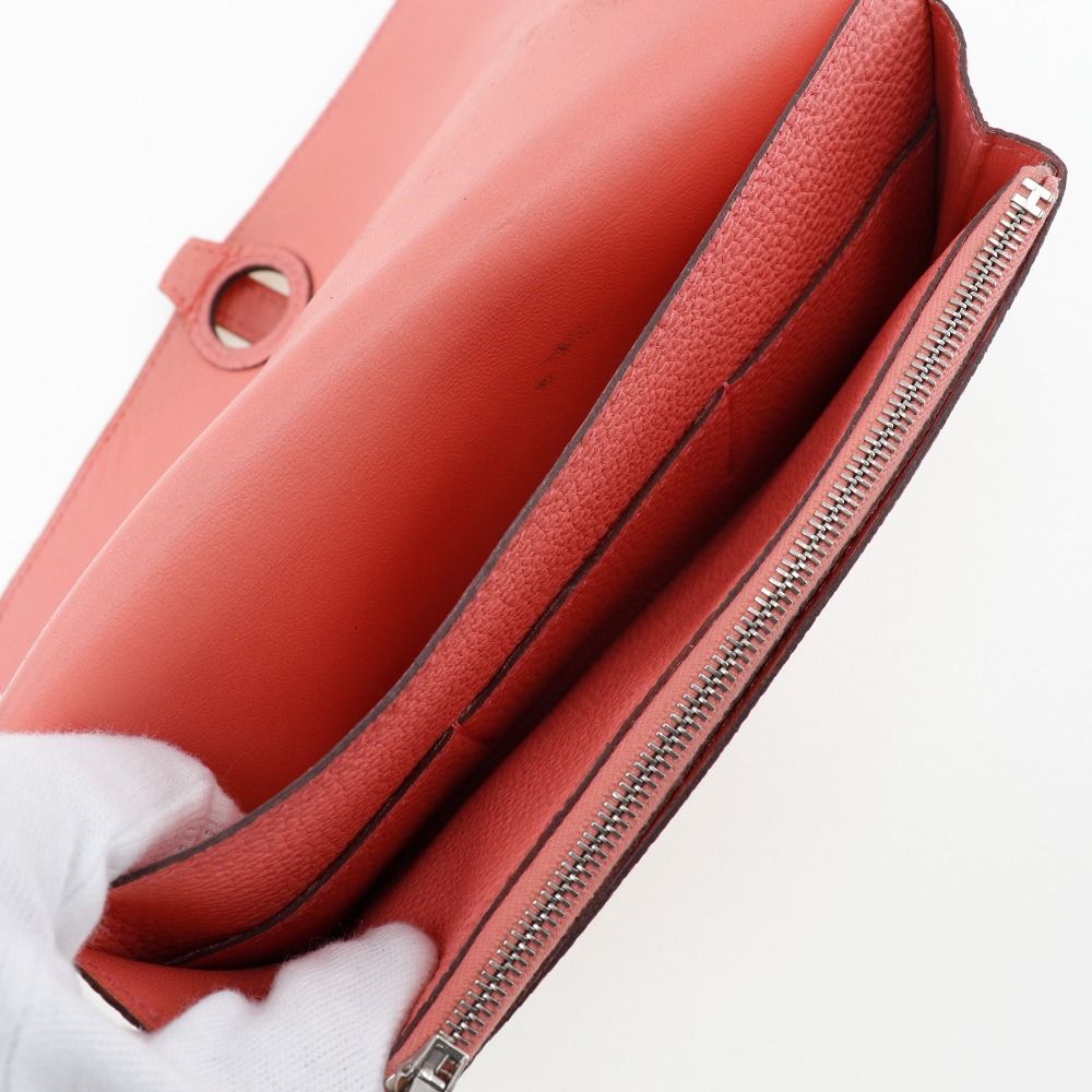 HERMES】エルメス ドゴンGM トリヨンクレマンス フラミンゴ