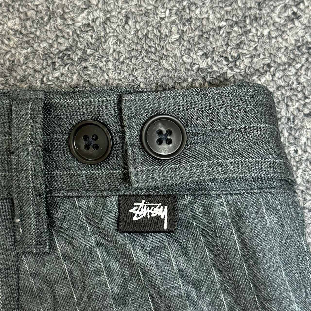 STUSSY 22SS STRIPED VOLUME PLEATED TROUSER ストライプ STUSSY 22SS STRIPED VOLUME PLEATED TROUSER ストライプ
