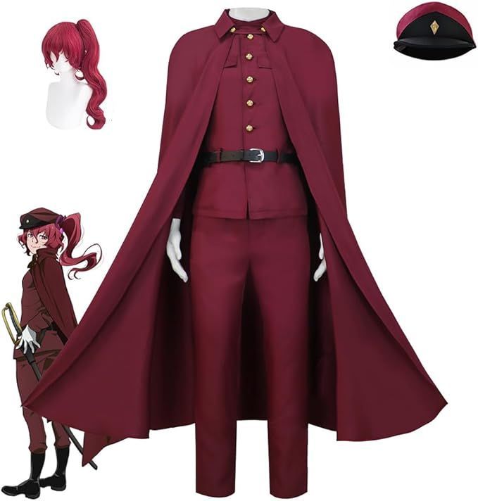 文豪ストレイドッグス 大倉燁子 コスプレ衣装 COS服 ウィッグ