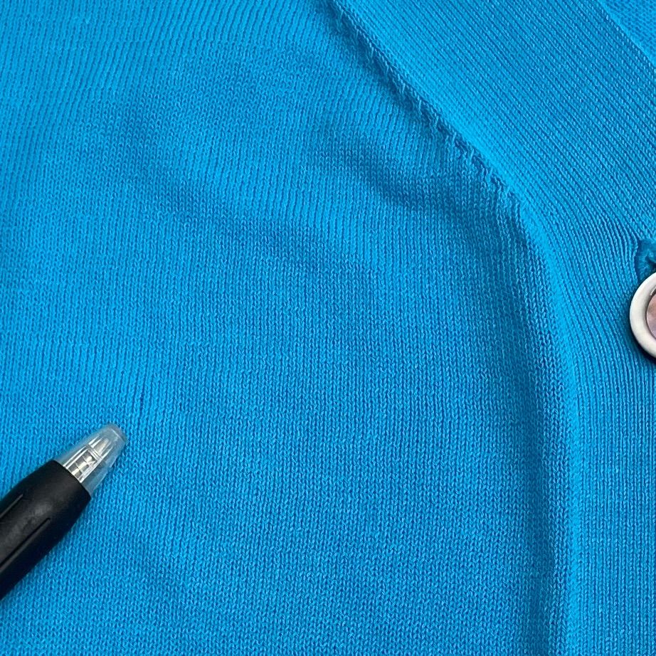 ICE COTTON 2WAYカーディガン ブルー Spick & Span（スピックアンドスパン）の「ICECOTTON 2wayオーバー