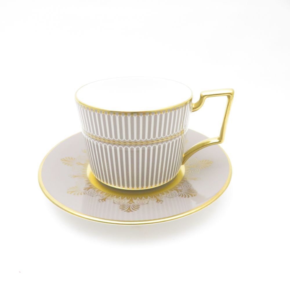 WEDGWOOD ウェッジウッド アンセミオン グレー ティーカップ＆ソーサー SY12659L2