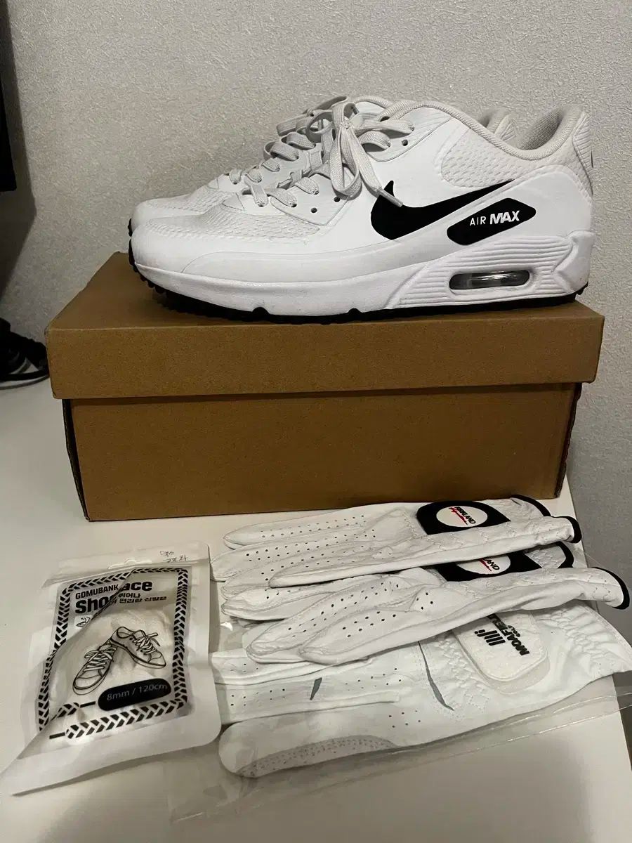NIKE ナイキ ゴルフシューズ エアマックス 90g 白 270