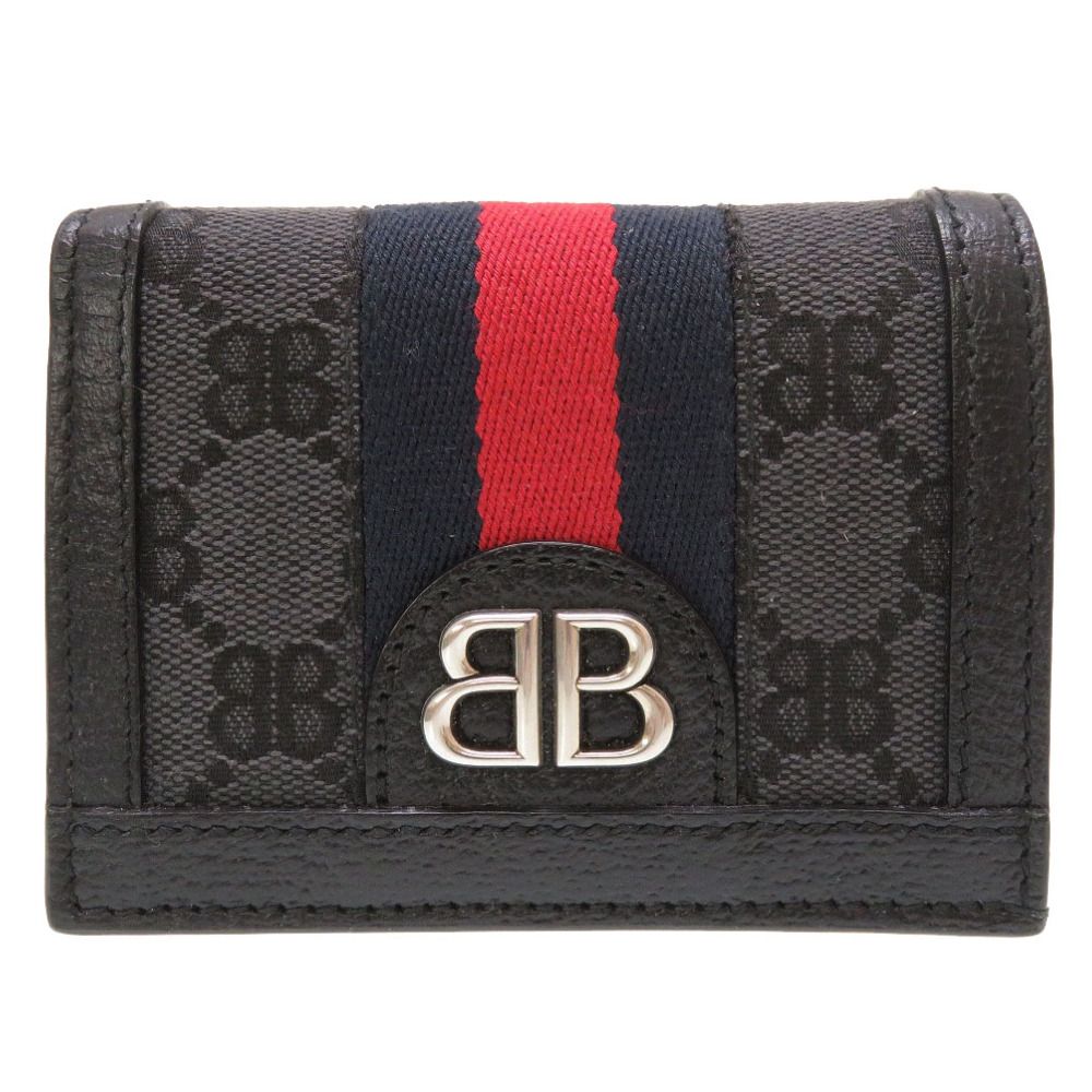 ◇グッチ×バレンシアガ◇680385/レザー/ザ ハッカー/プロジェクト/財布 グッチ×バレンシアガ ザ ハッカー プロジェクト 680385 PVC