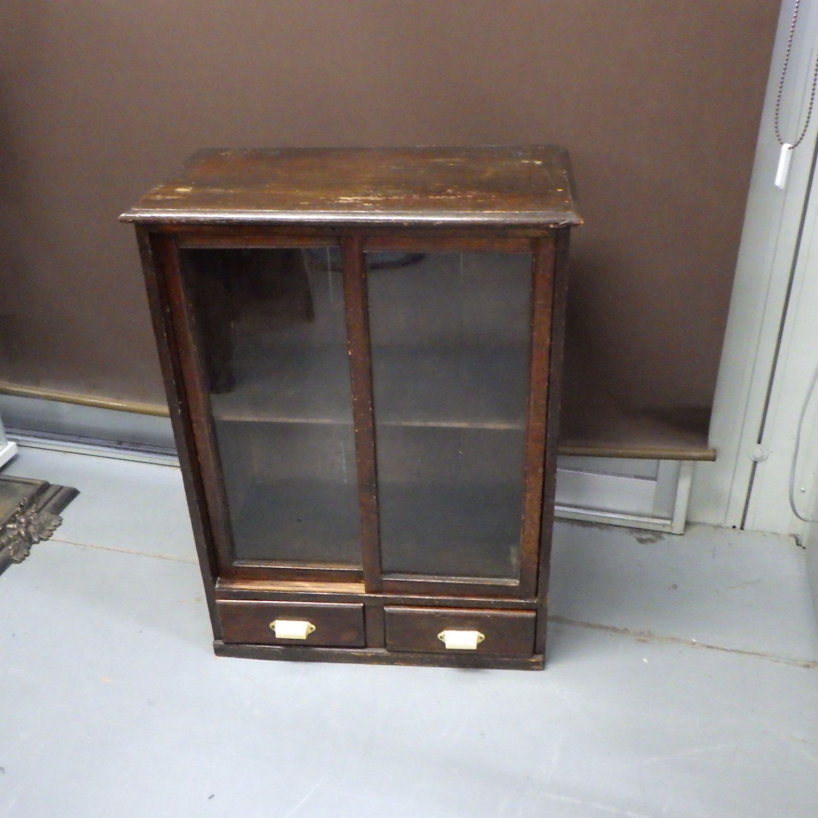 昭和 レトロ アンティーク ヴィンテージ 食器棚 収納 棚 中古 現状品  