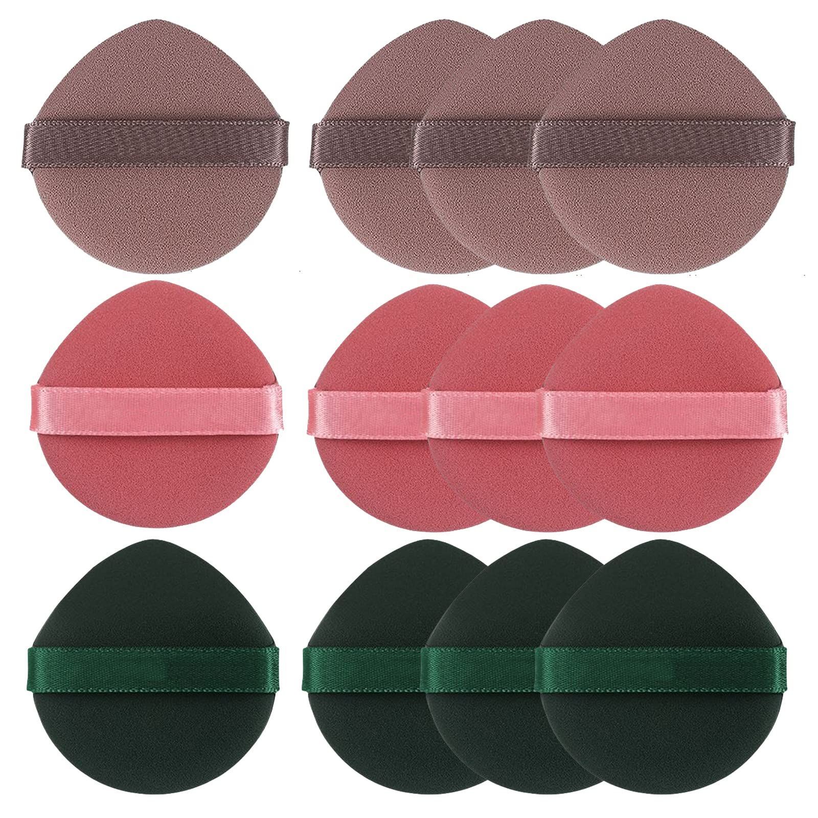 サムコス クッションファンデ パフ スポンジ メイク用パフ 柔らかい 吸収力 乾湿両用 水滴形 セット