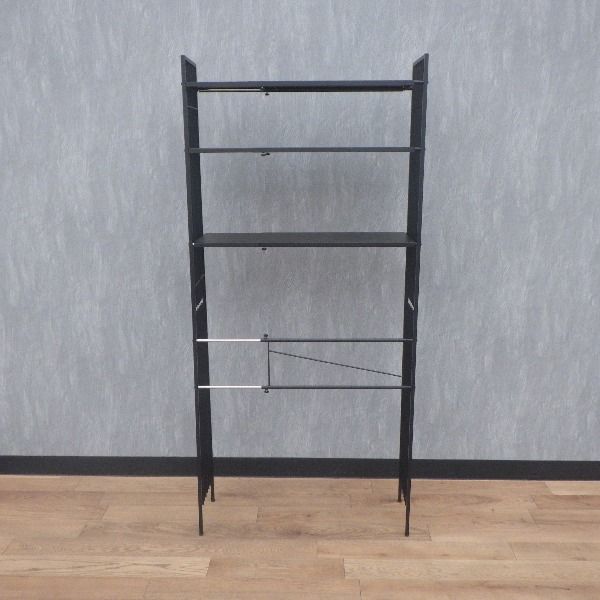 格子ランドリー 棚3段