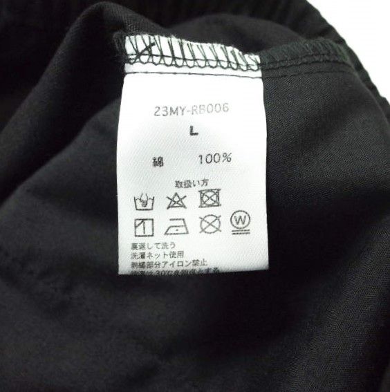 MAYO x ROYAL FLASH メイヨー ロイヤルフラッシュ 23 SS 別注 刺繍デザイン ミリタリーパンツ MY RB 006 L ブラック イージー 裾ジップ ボトムス g 14389 その他 メンズ