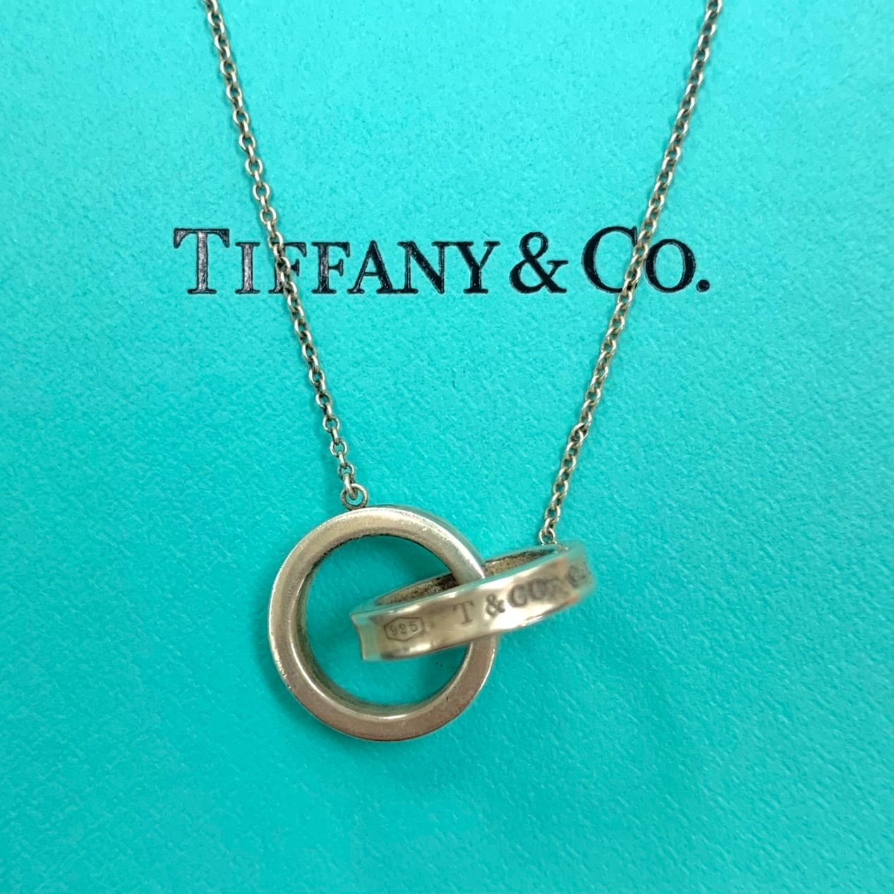 美品⭐️ Tiffany ティファニー サークル ネックレス 刻印 シルバー925