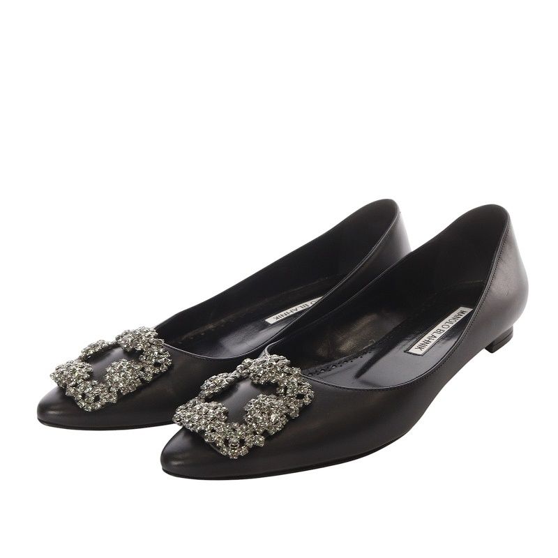 MANOLO BLAHNIK - 【美品】 MANOLO BLAHNIK / マノロブラニク | スエード ポインテッドトゥ ヒール パンプス |  35 | チャコール | レディースの通販 by KLDラクマ店｜マノロブラニクならラクマ