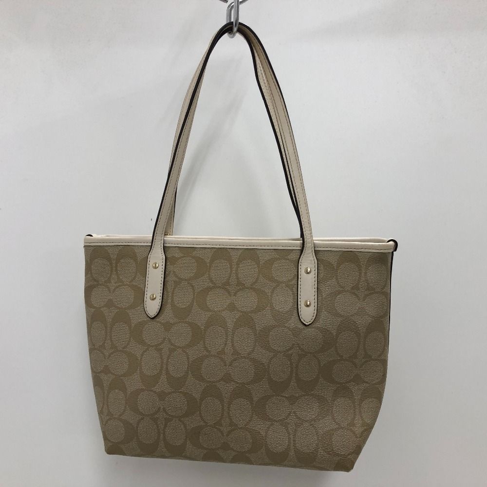 02w02627 コーチ COACH シグネチャー ミニシティ レザートートバッグ
