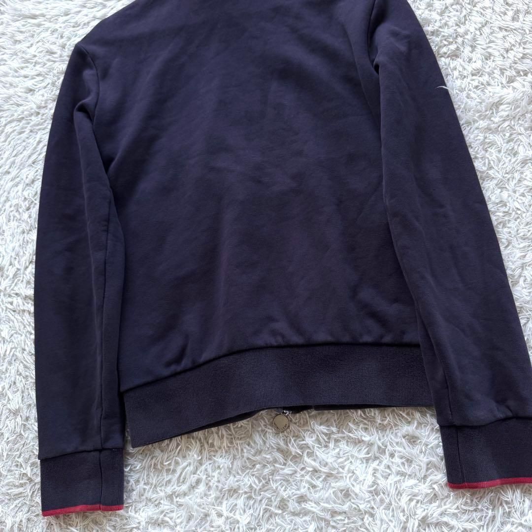 MONCLER トラックジャケット ジップアップ トリコロール ロゴワッペン Ｌ MONCLER トラックジャケット ジップアップ トリコロール ロゴ