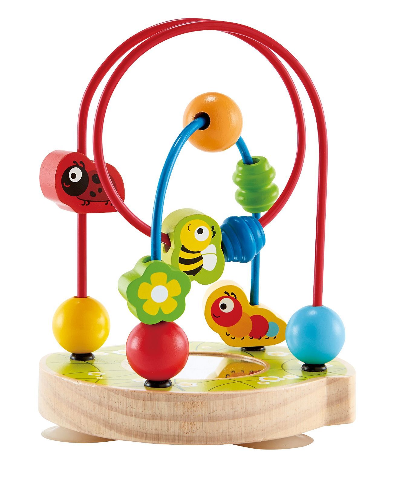【在庫処分】E8031 くるくるビーズコースター Hape(ハペ)
