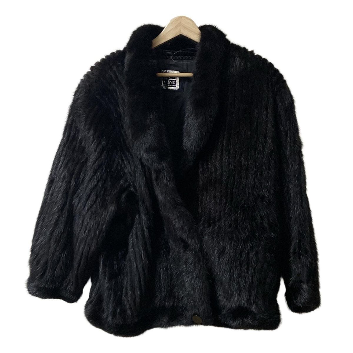 SAGA MINK サガミンク コート サイズF レディース - 黒 毛皮|長袖|冬
