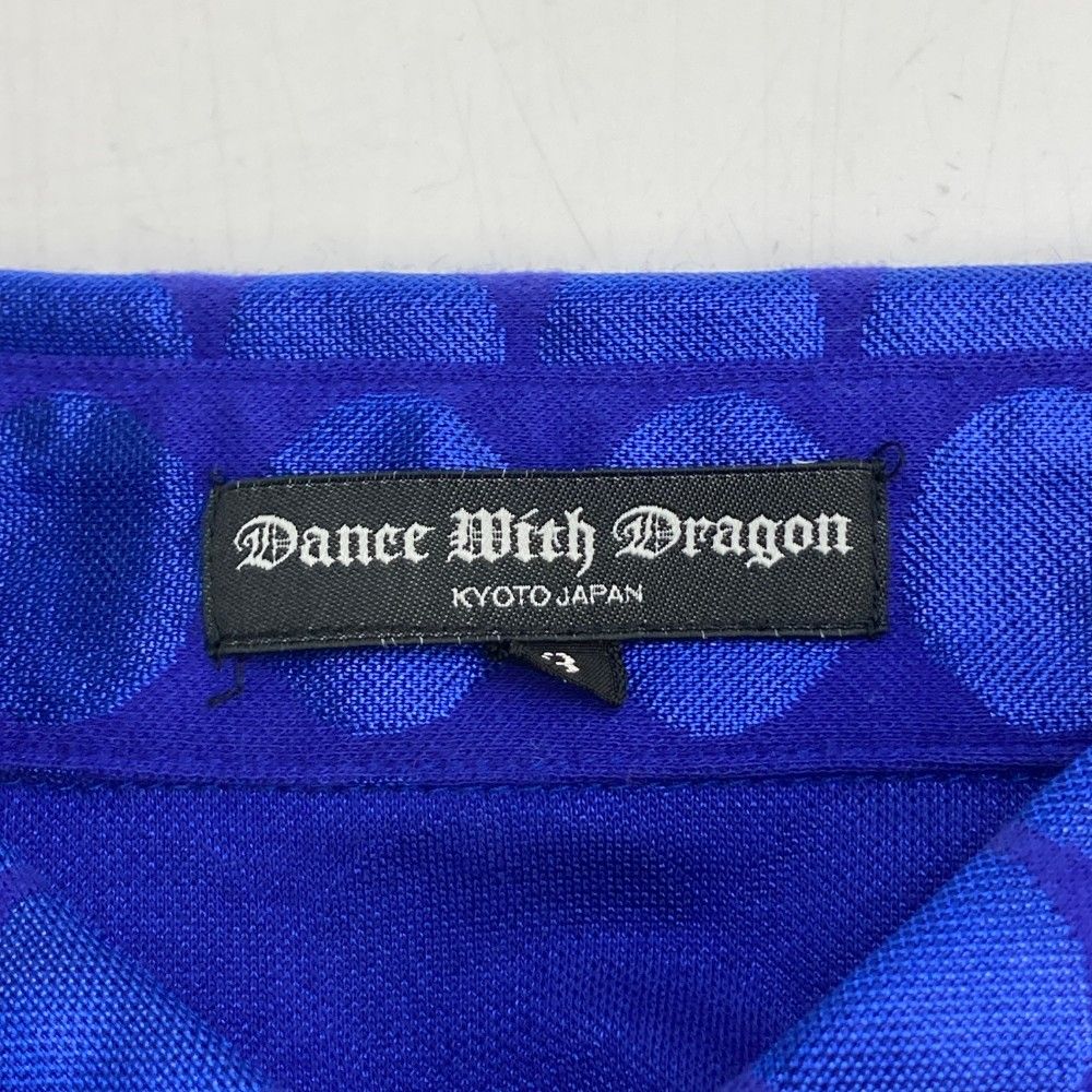 サイズ：3 DANCE WITH DRAGON ダンスウィズドラゴン 半袖ポロシャツ