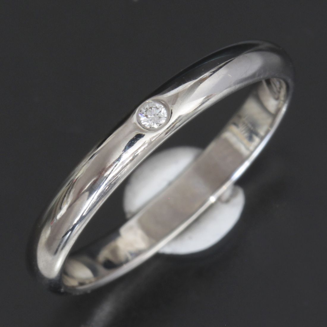 カルティエ Cartier 1Pダイヤ 1895 ウエディングリング 11号(51) PT950 