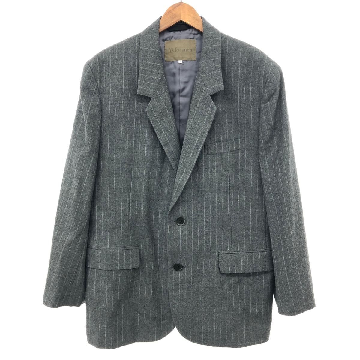 Y's for men ワイズフォーメン 2Bジャケット サイズ:2 グレー メンズ 240001111377