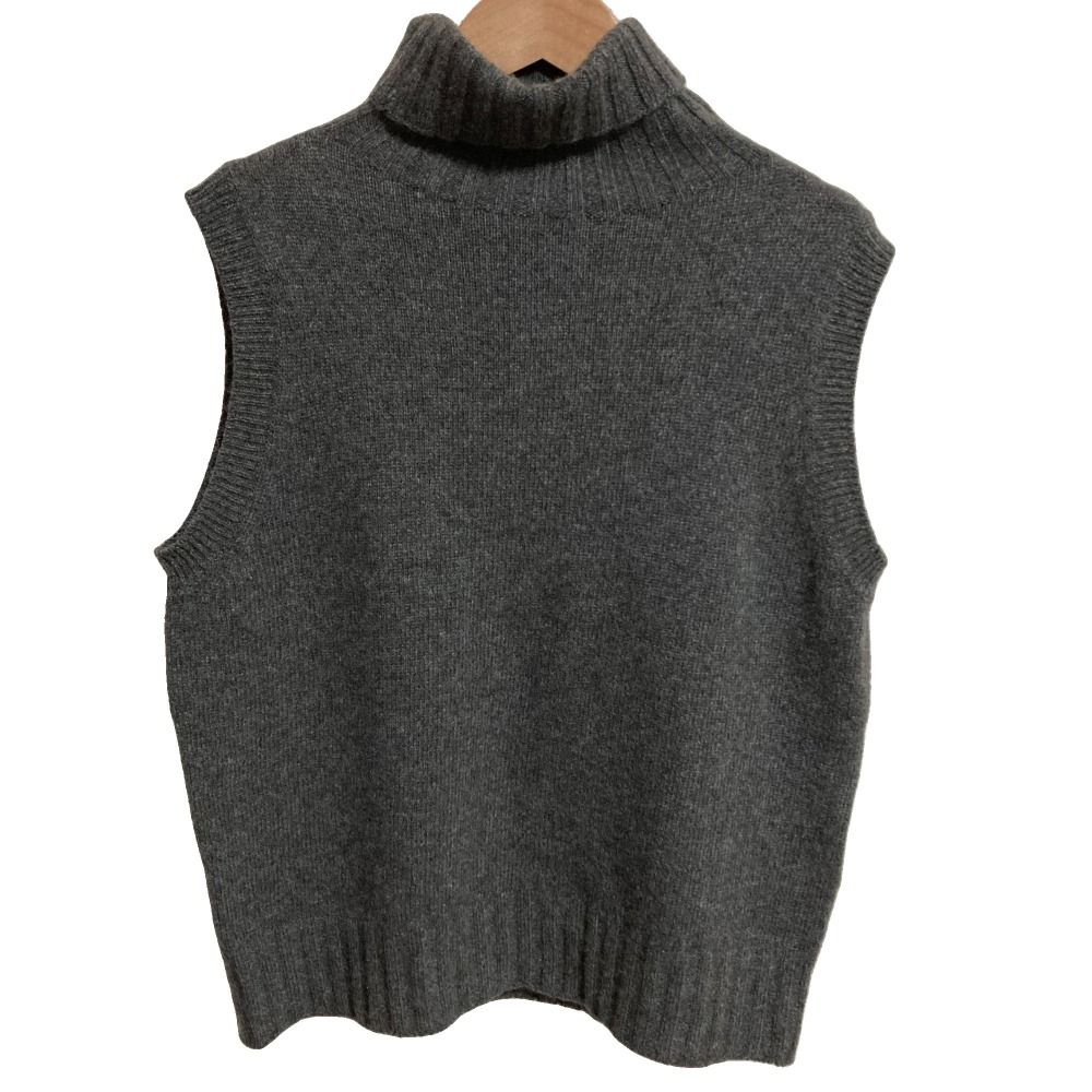 極美品✨マーガレットハウエル ニット ベスト ハイネック カシミヤ100% 美品 MARGARET HOWELL マーガレットハウエル カシミヤ100