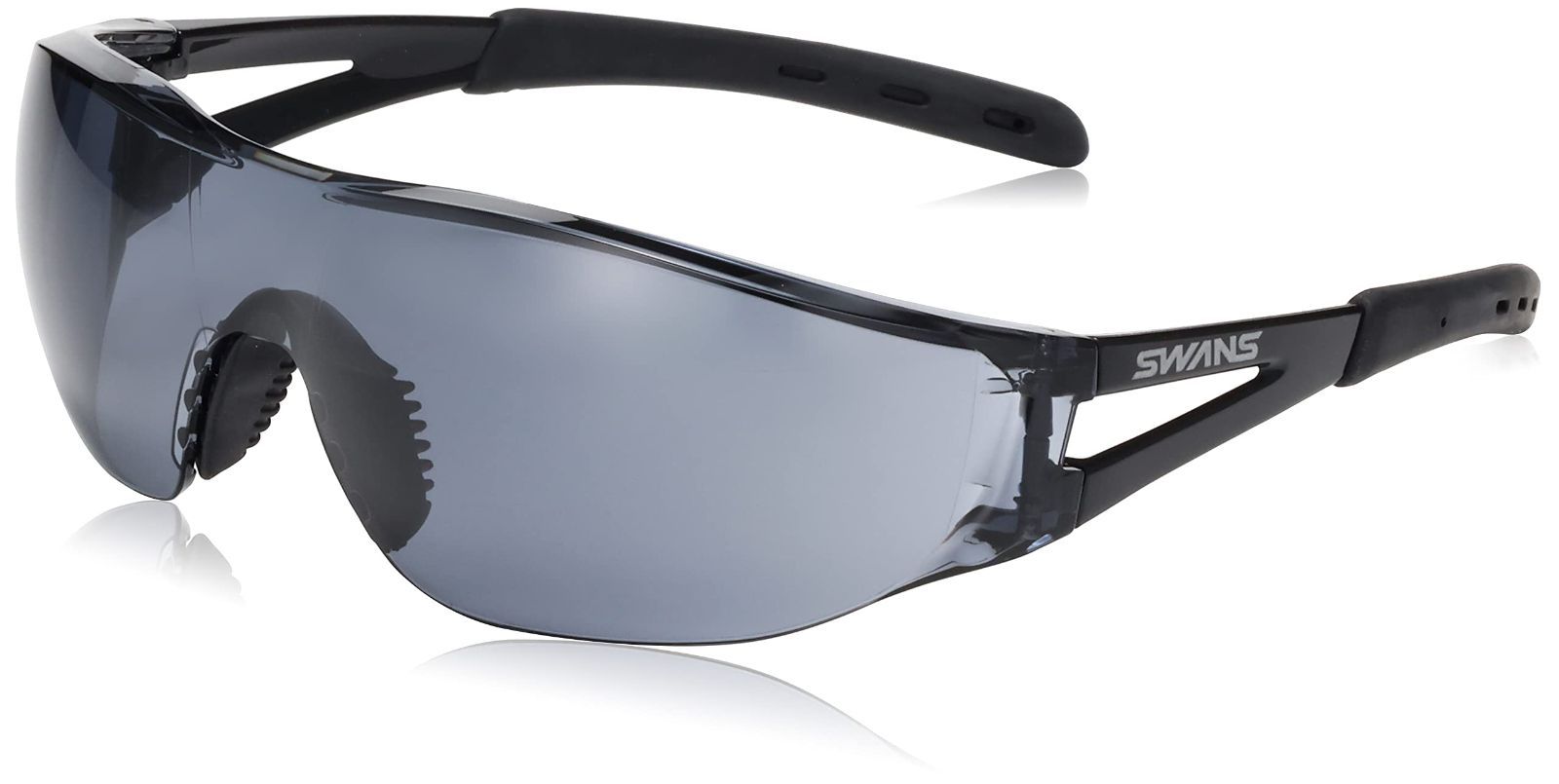 ミラーレンズ SWANS スワンズ サングラス 日本製 紫外線 UVカット スポーツ おしゃれ メガネケース付 FACEONEフェイスワン レッドシャドーミラー×スモーク SWANS スワンズ 偏光サングラス 日本製 偏光ミラーレンズ メガネの上