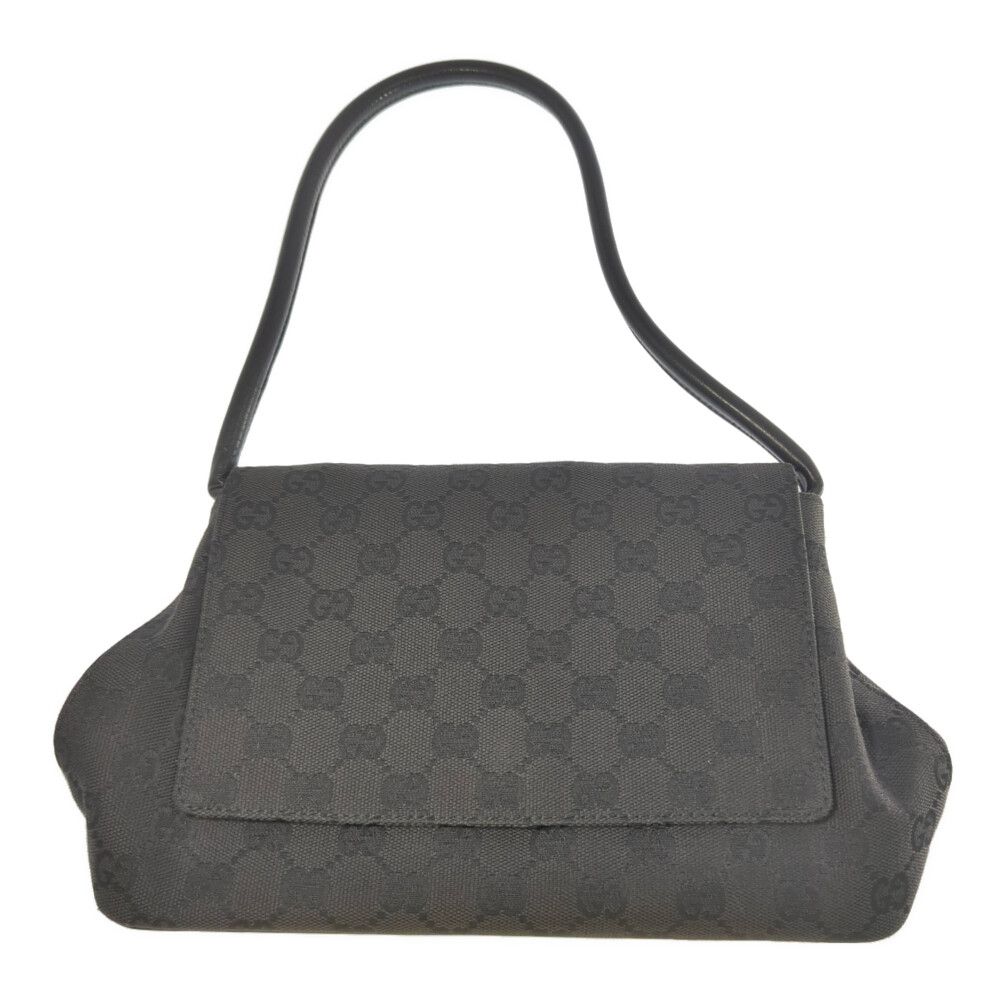 GUCCI グッチ GGキャンバス レザー ハンドバッグ|90645|ブラック|ミニバッグI オールシーズン ♀ B レディース 555963