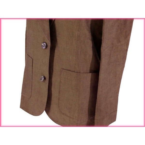 Burberry バーバリーブラウン テーラードジャケット 2つボタン