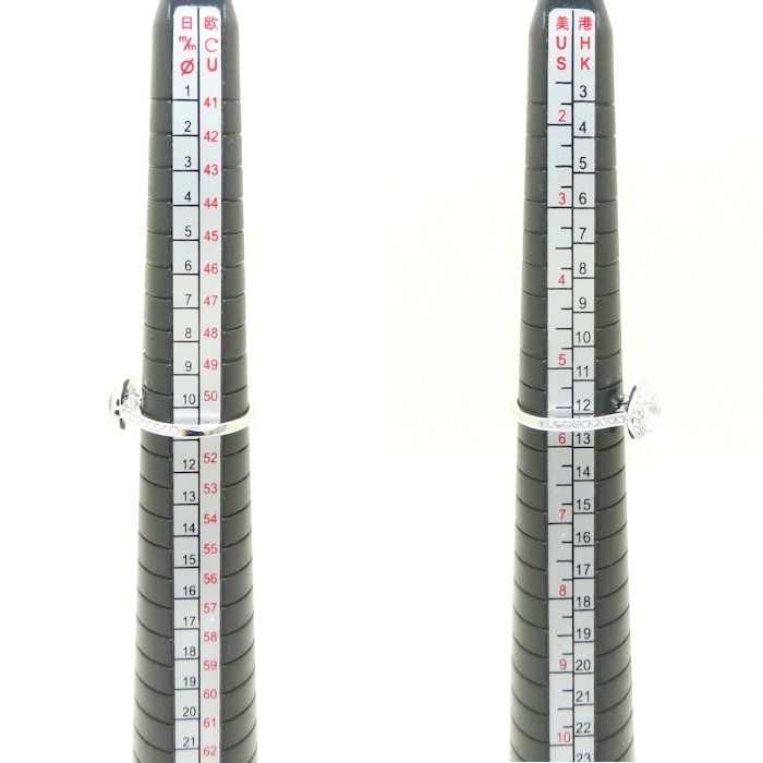 SWAROVSKI スワロフスキー クリスタル リング 指輪 #52 11号 シルバー  