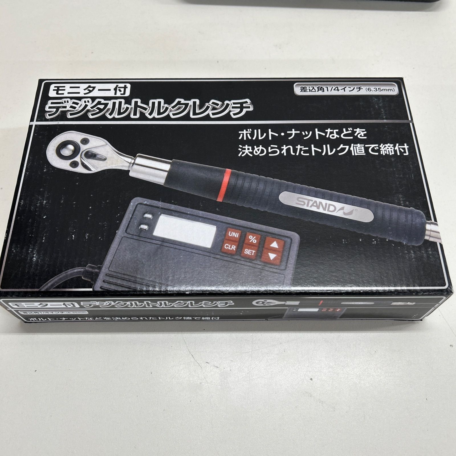 未使用品】モニター付きデジタルトルクレンチ 型式不明 差込角1/4 