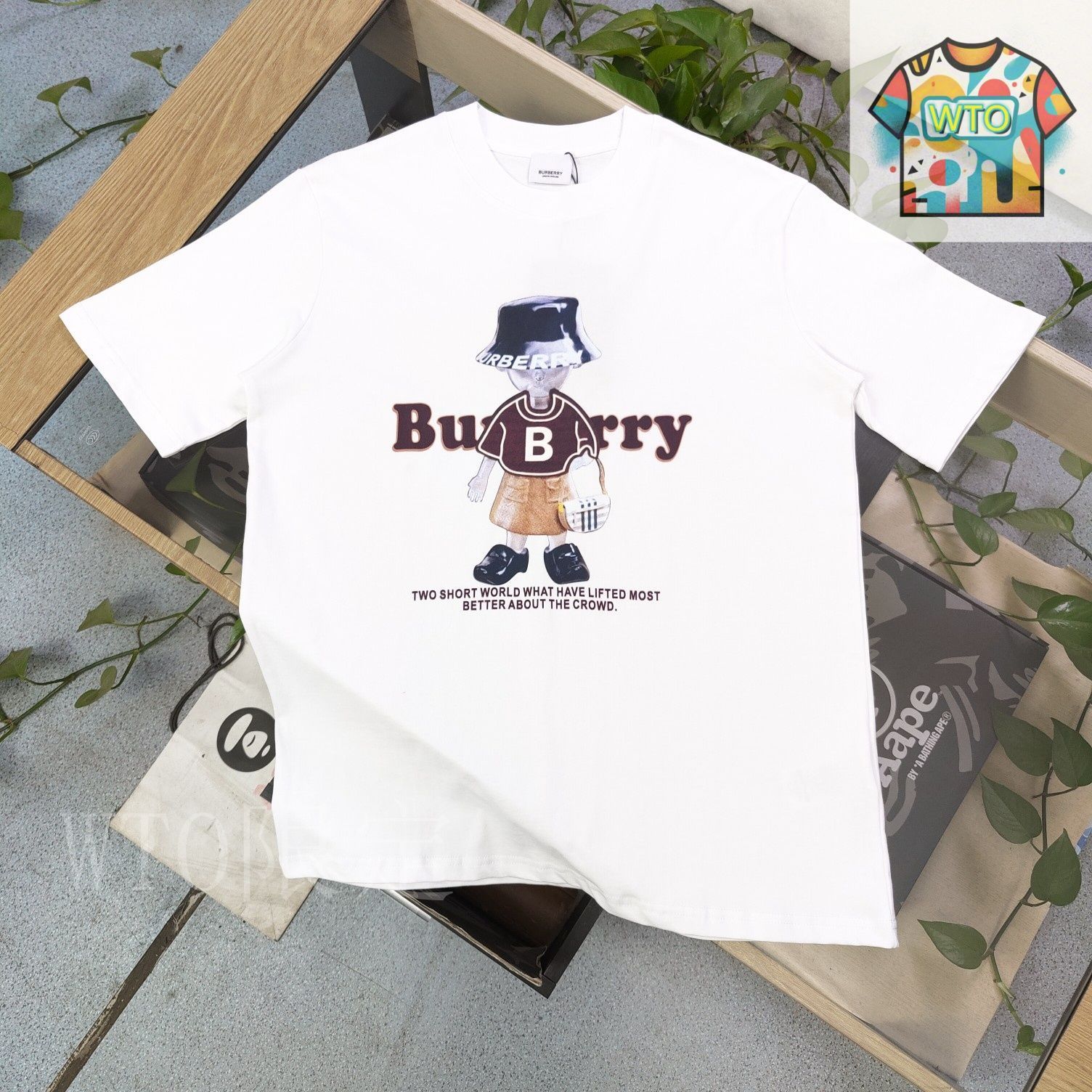 今日特価】Burberry 人形ロゴプリント Tee - メルカリ