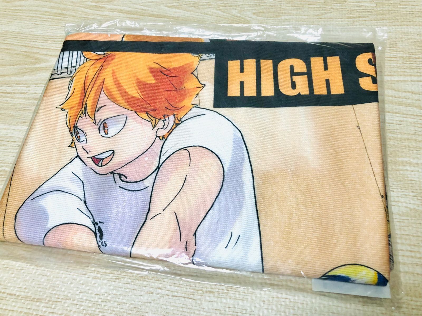 未使用品 ハイキュー BIGタオル 烏野高校Ver. 受注限定 原作イラスト 清水潔子120cmビッグタオル [ハイキュー!! 烏野高校 VS 白鳥沢
