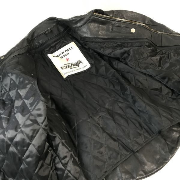 ビンテージ☆矢沢永吉/Rock'n Roll BOSS☆牛革/レザーライダース