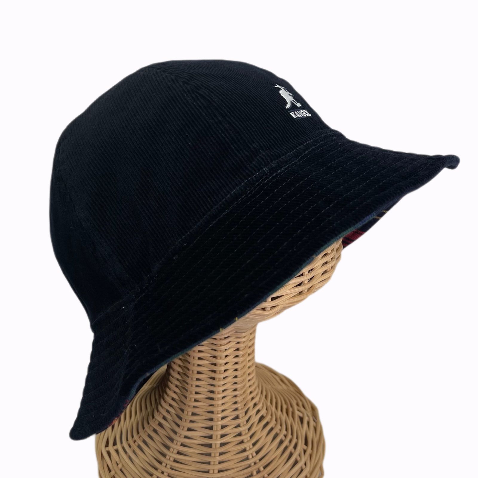 特別訳あり特価】 KANGOL 新作 ベル型ハット チケット柄 リバーシブル