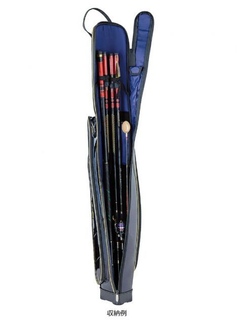 がまかつ フィッシングロッドケース スリム GC-293 マジョーラブラック gamakatsu