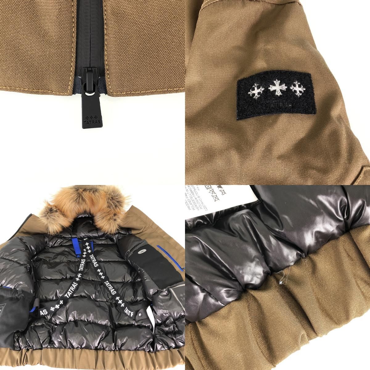 タトラス TATRAS ダウンジャケット BARAT フォックス ファー