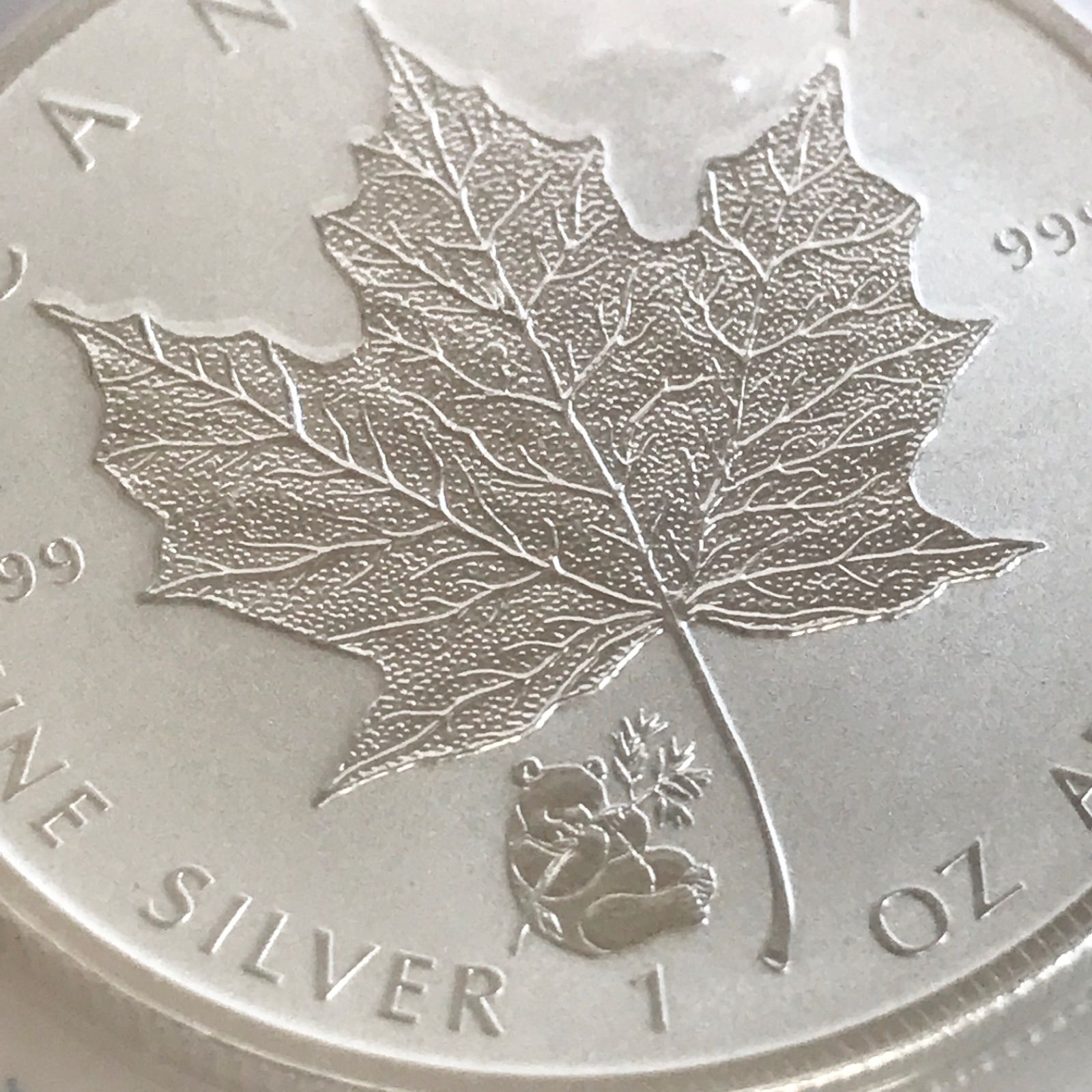 2016 1 オンス銀貨 MAPLE LEAF パンダ マーク 極希少！ | www.studio