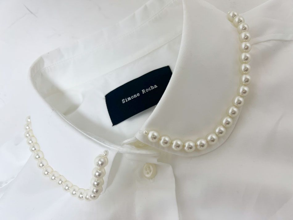 新品未使用SIMONE ROCHAリボンカットソー IVORY サイズM カットソー | SIMONE ROCHA (Women)/シモーネ ロシャ | 三越