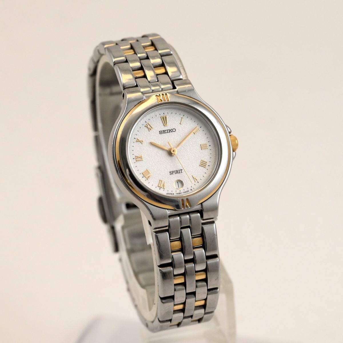 SEIKO SPRIT セイコー スピリット 女性用腕時計 QUARTZ Date Round 
