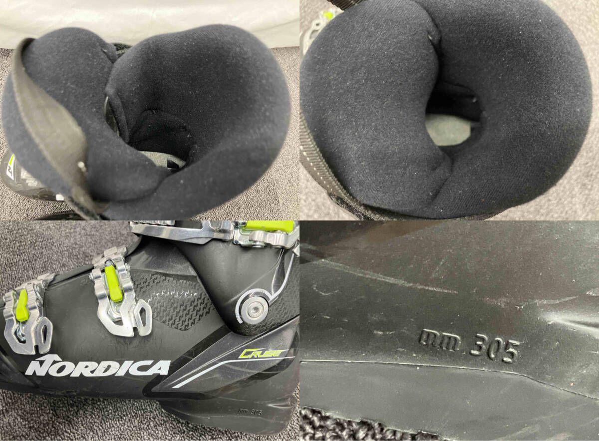 NORDICA ノルディカ|スキーブーツ|CRUISE|ブラック|4バックル|ソール長305mm|28.5cm