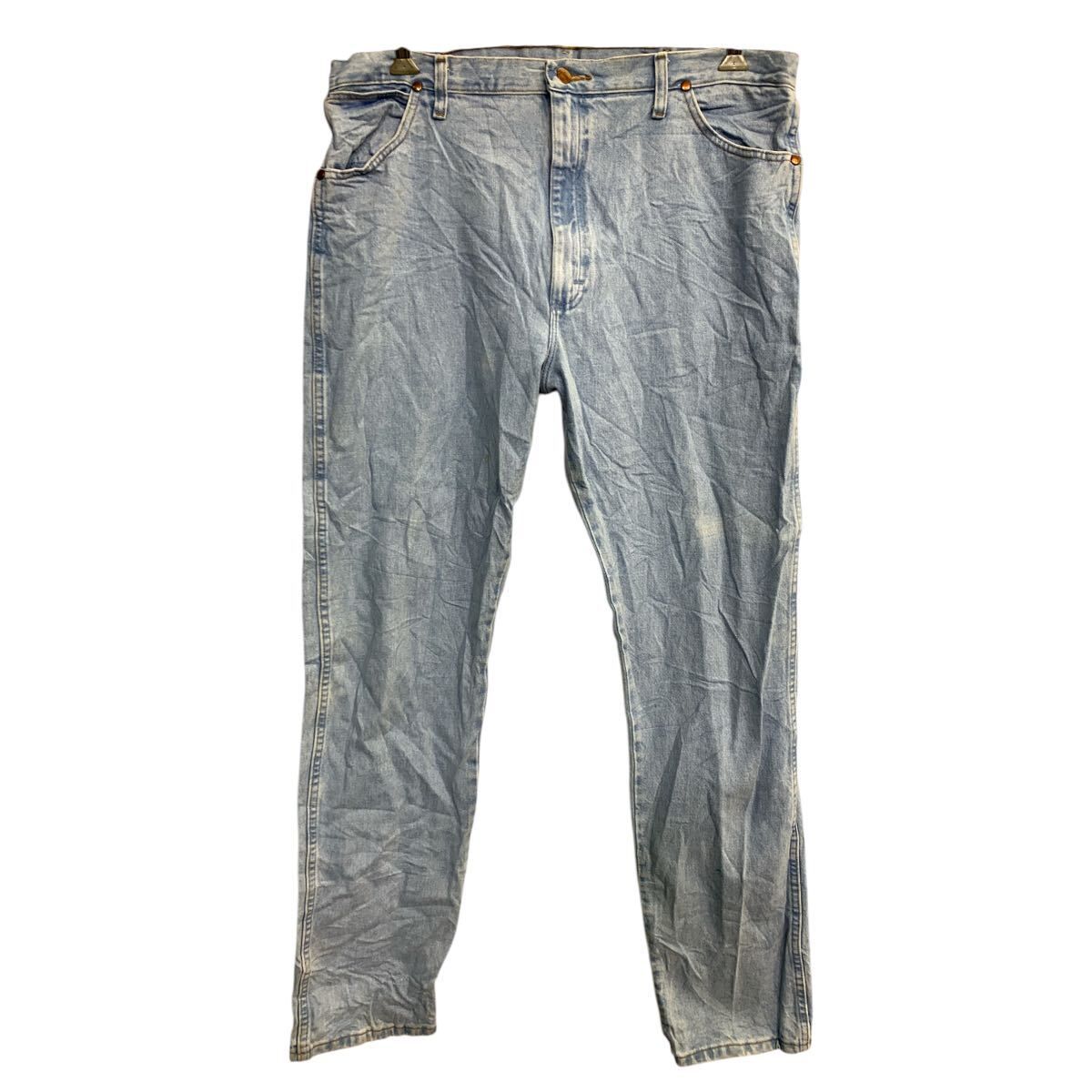 Wrangler カウボーイ ロングパンツ W40 ラングラー ライトブルー コットン 古着卸 アメリカ仕入 2502-945
