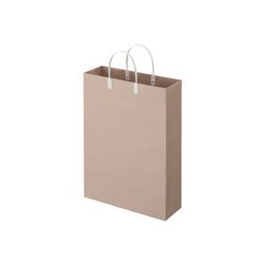 まとめ TANOSEE ラミネートクラフトバッグ 大 ヨコ320×タテ440×マチ幅110mm 白 1パック 10枚 ×10セット