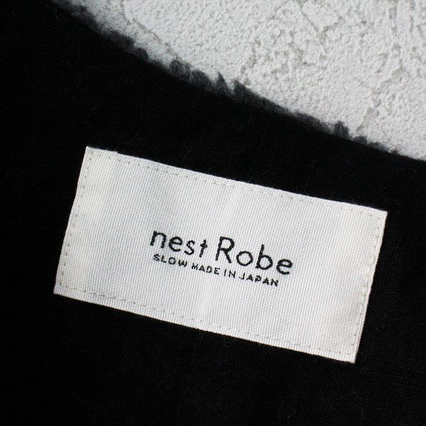 定価3.6万 2022AW nest Robe ネストローブ 01223-1035 ウールボアノー