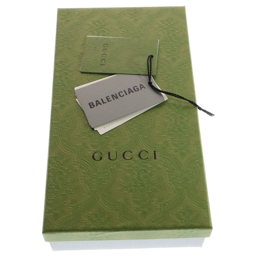 【新品未使用】GUCCI×BALENCIAGA マキシGGネックボウ　スカーフ GUCCI (グッチ) グッチ×バレンシアガ ザ ハッカー プロジェクト