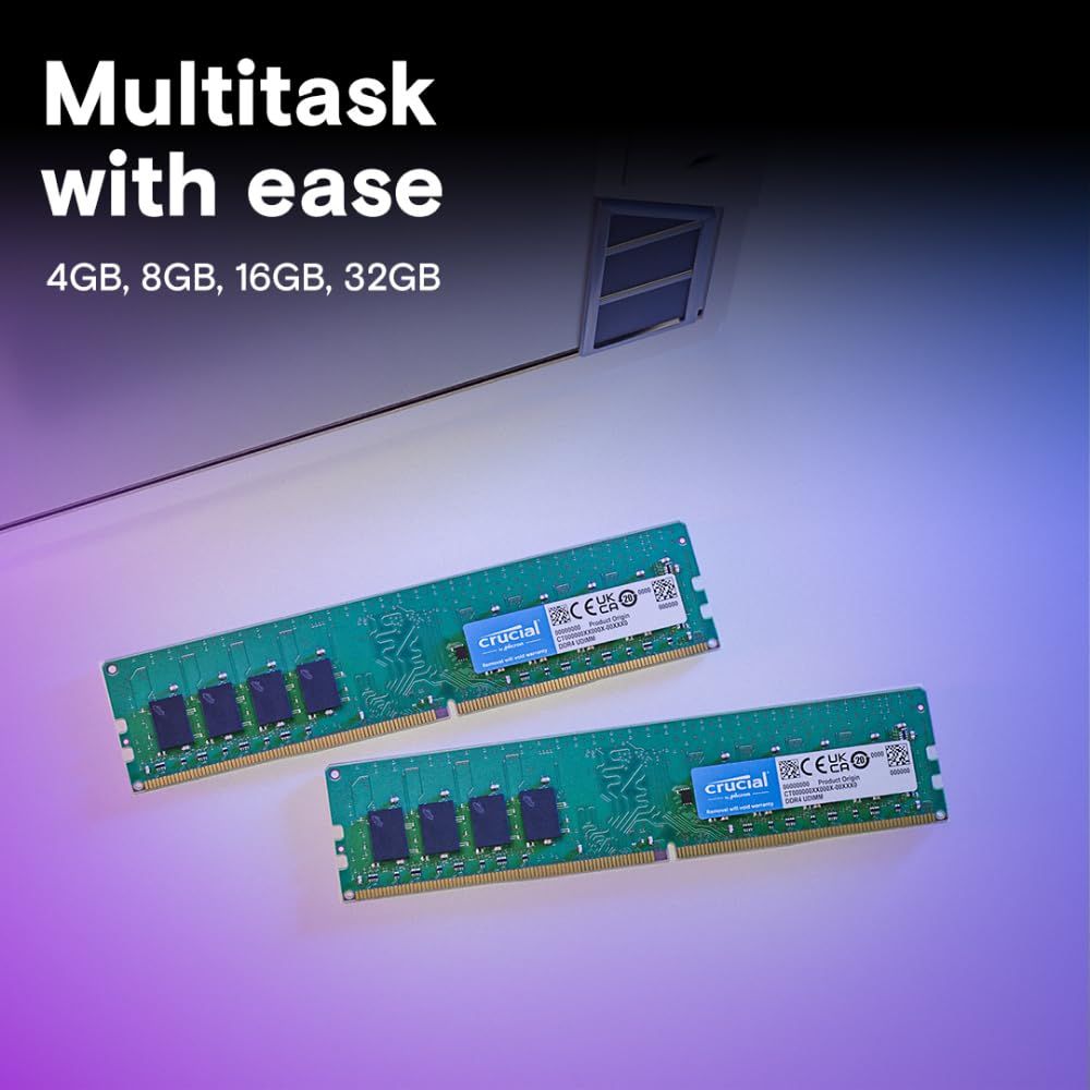 DDR4 3200 MHz, 16 GB 1枚 Crucial 16GB*1枚 デスクトップPC用メモリ DDR4 3200 MHz CL22