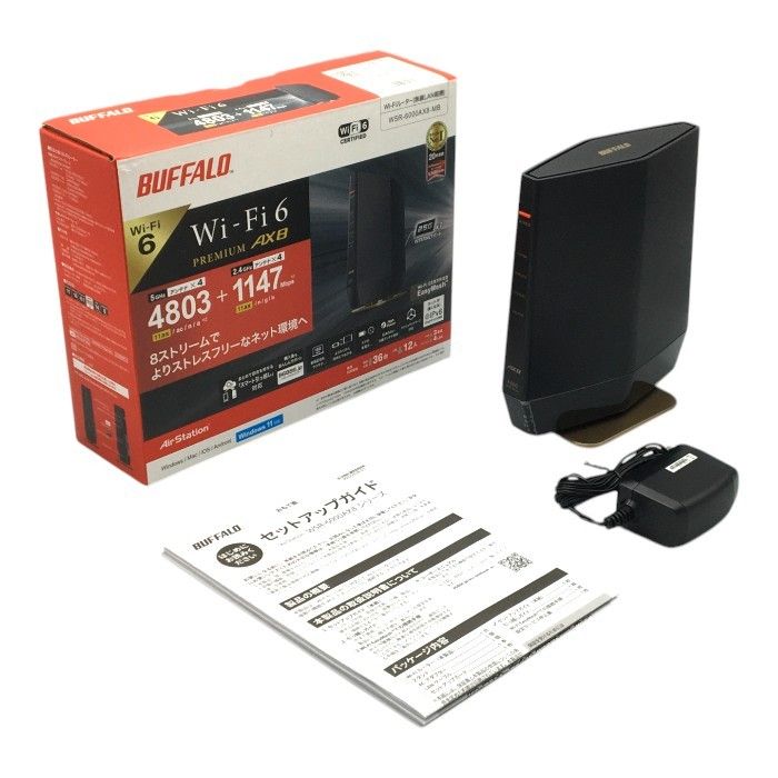 BUFFALO WSR-6000AX-CG Wi-Fi 6ルーター BUFFALO WSR-6000AX8P/DMB | パソコン工房【公式通販】