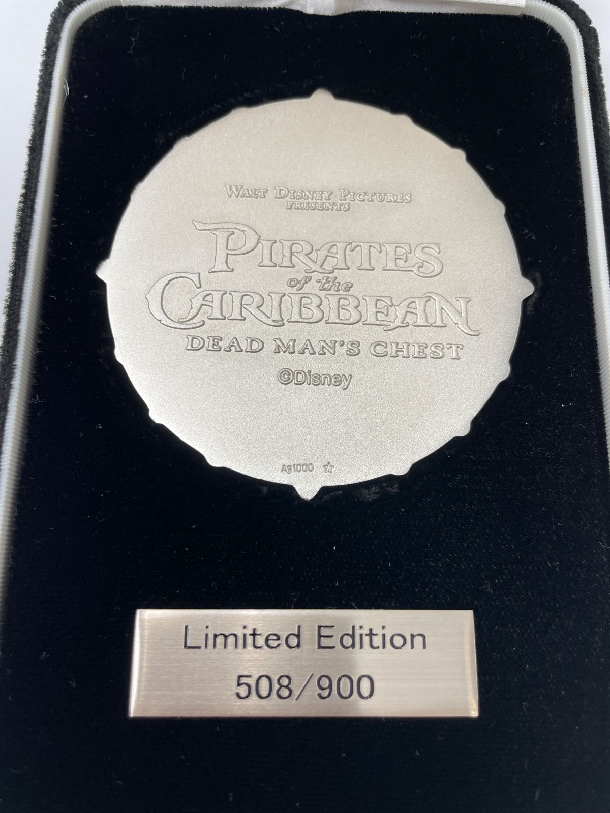 限定品】パイレーツオブカリビアン 純銀メダル - メルカリ