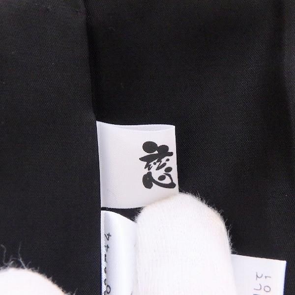 wnc ジウセンソユニコ 慈雨 Sensounico コート 40 黒 グレー 総柄