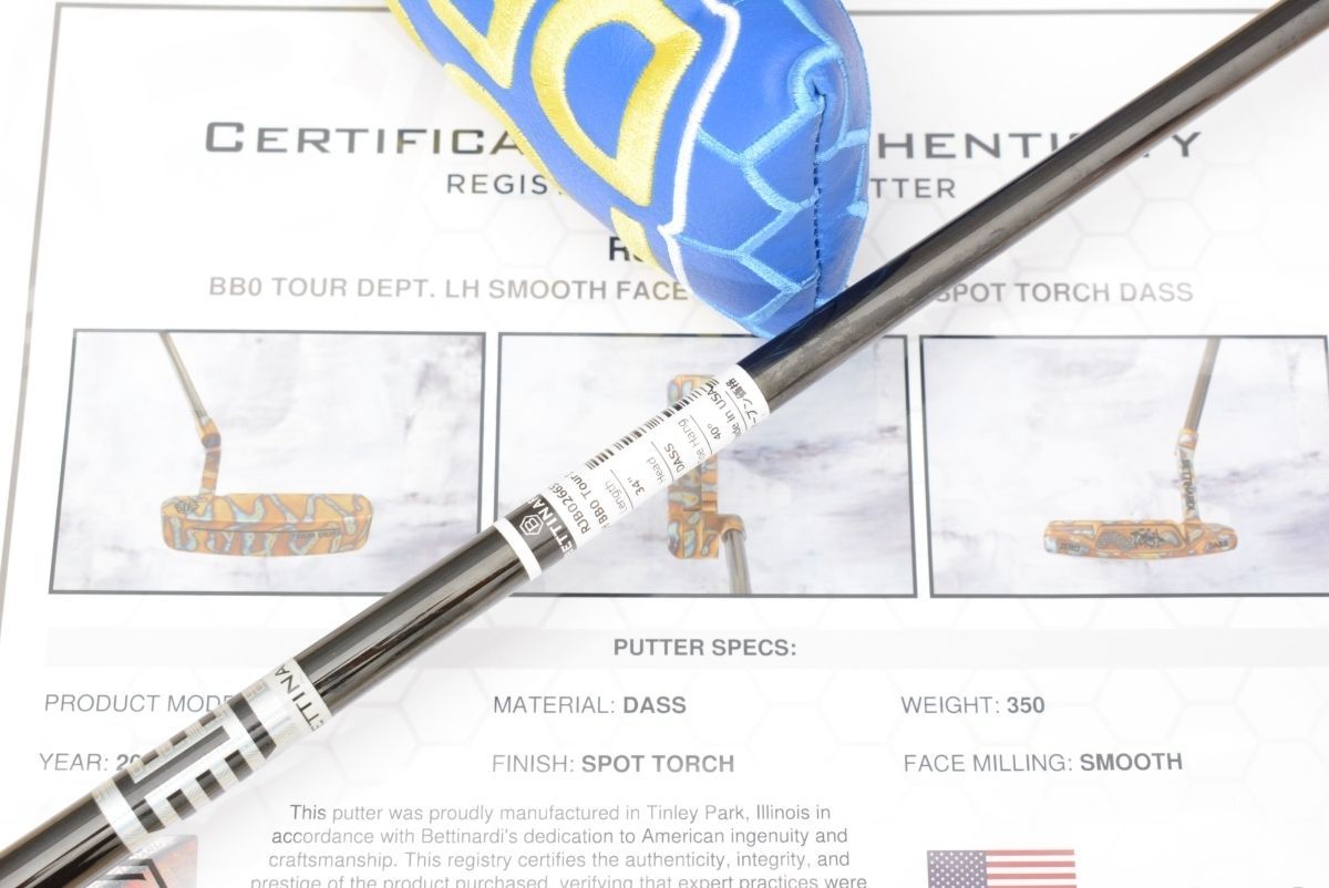 世界34本限定】ベティナルディ 303 DASS パター 35インチ Bettinardi