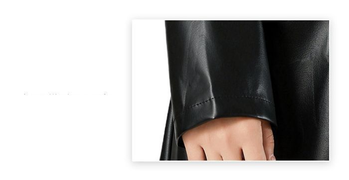 ライダースコート バイクコート レディース レザー ロングコート ロング レザーコート トレンチ コート アウター 長袖 膝下丈 防寒 防風 合皮 秋冬 シンプル カジュアル 着痩せ 体型カバー 通勤 通学 二次会huabo01 DZ30 GULLKHAN_COM