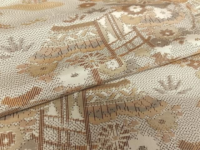 平和屋着物○本場大島紬 白大島 150亀甲 亀甲文 正絹 逸品 AAAY0196zg 平和