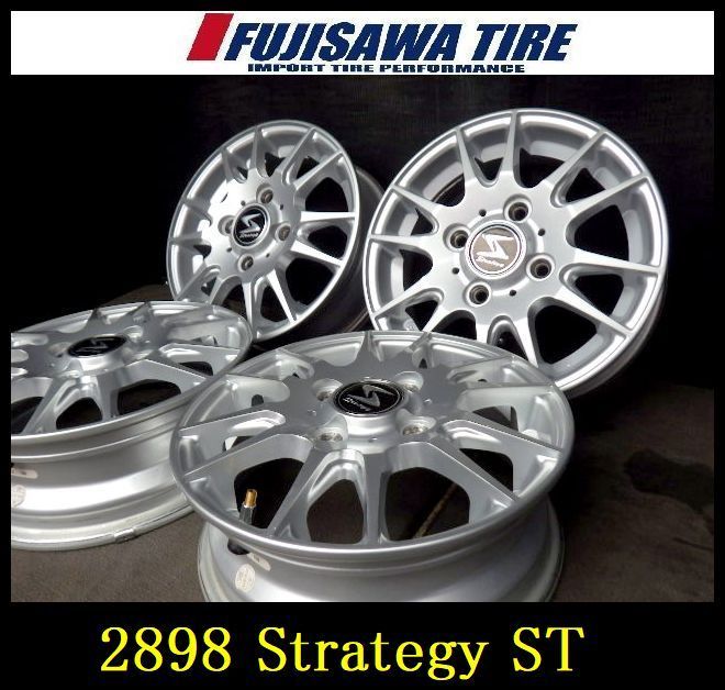 2898 B▲ ▲Strategy ST▲12x4.0B 4穴 PCD100 42◆4本